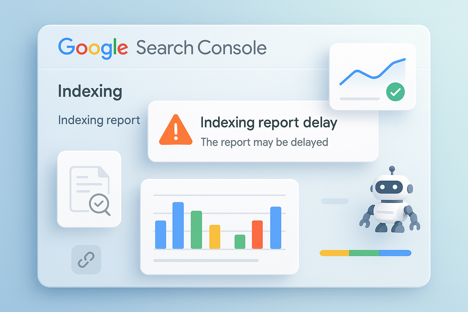 Google Confirms Search Console Indexing Report Delays - No Impact on Crawling or Rankings